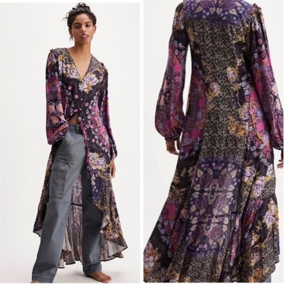 Summer Free People Marias Printed Midi Dress